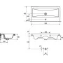 Умивальник 90 см Como (CCWF1006791603), Cersanit