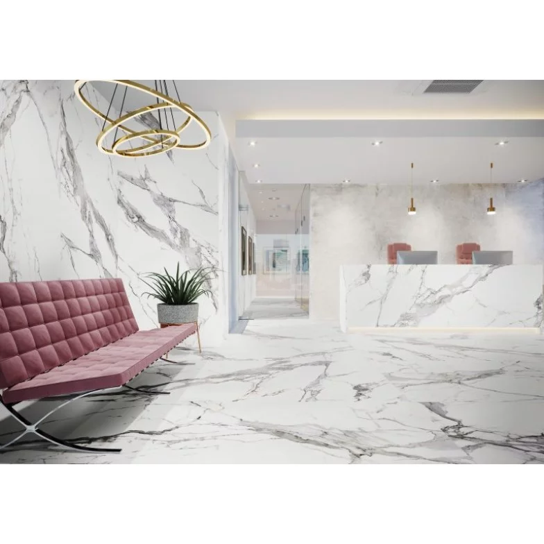 Плитка керамогранітна Calacatta White RECT 1197x2797x6 Cerrad