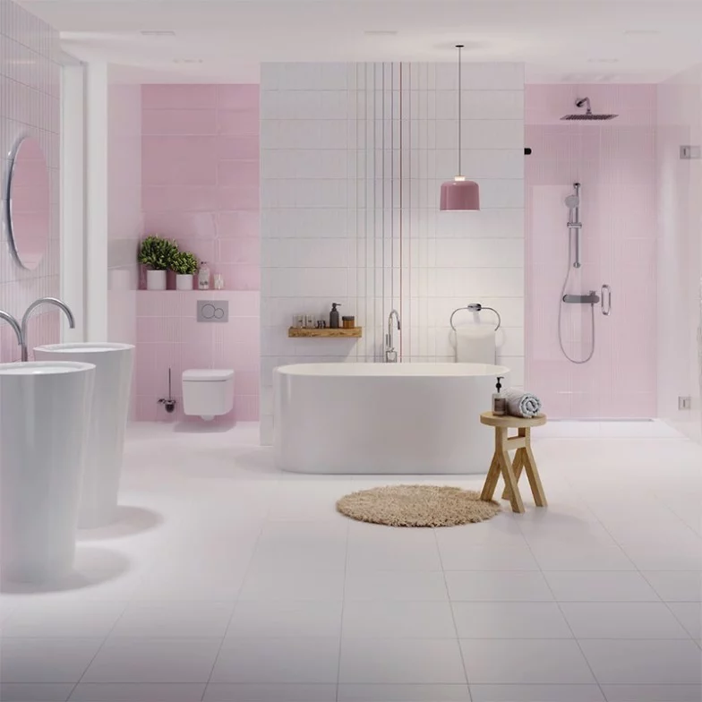 Плитка стінова Alisha Rose GLOSSY 20x60 код 9180 Церсаніт