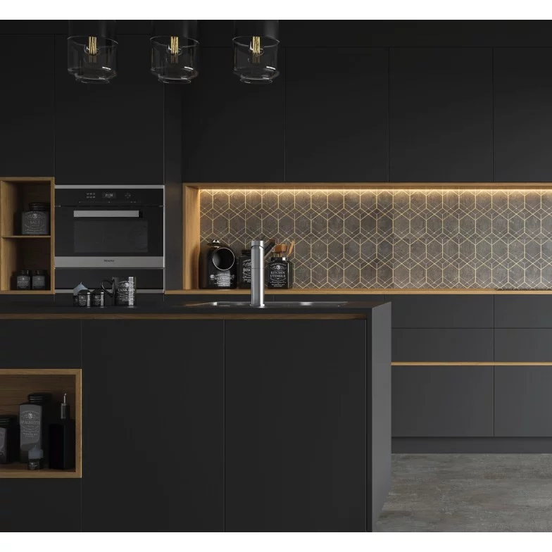 Плитка керамогранітна Softcement Graphite RECT 1197x2797x6 Cerrad