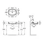 Умивальник Gap 550х400 (A3270Y0000), Roca