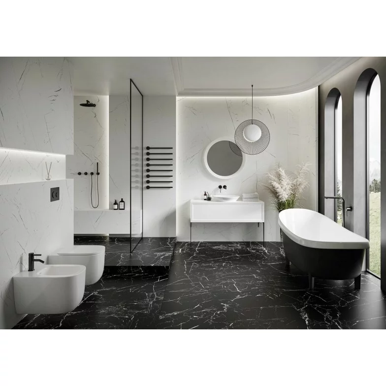 Плитка керамогранітна Marmo Thassos White RECT 1197x1197x8 Cerrad