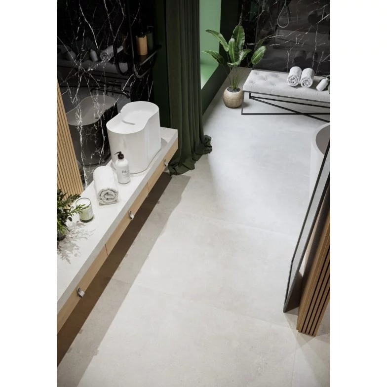 Плитка керамогранітна Modern Concrete Silver SILKY CRISTAL LAP 797x797x8 Cerrad
