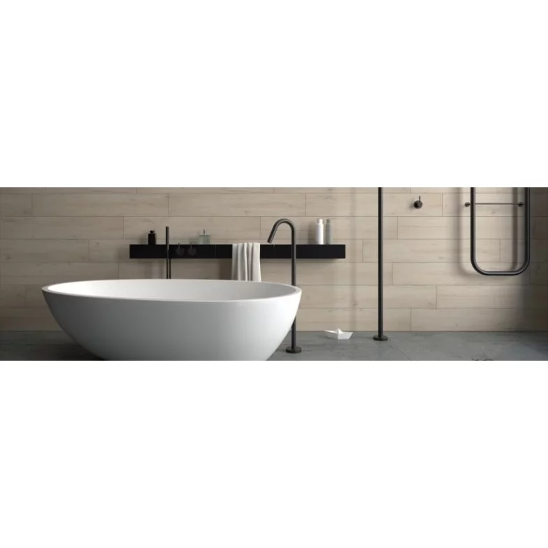 Плитка керамогранітна Suomi White Relief RECT 200x1200 StarGres