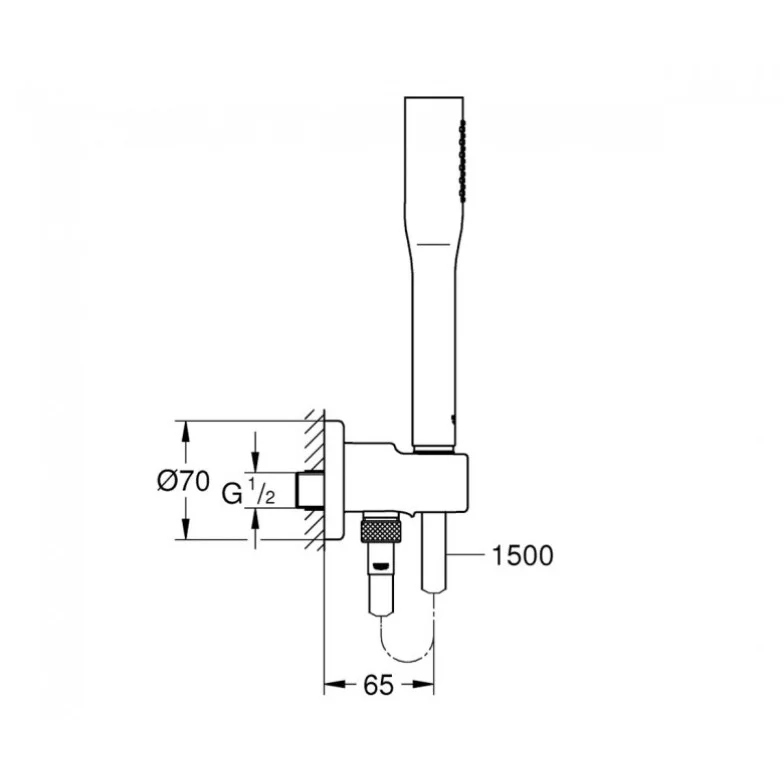 Душовий набір Euphoria Cosmopolitan Stick (26404000), Grohe