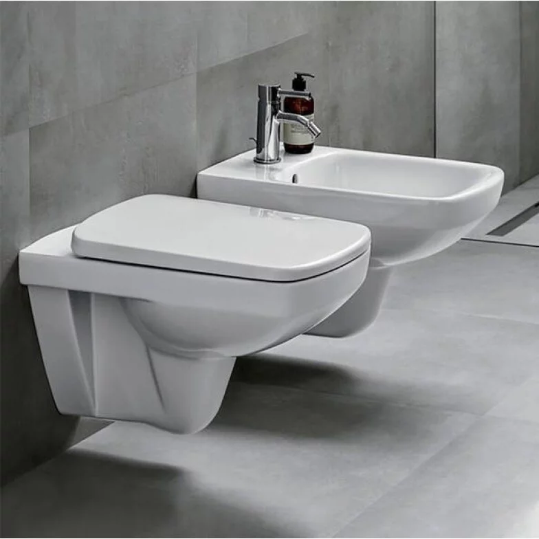 Унітаз підвісний воронкоподібний з кришкою soft-close Selnova Square 501.961.00.1 Geberit