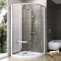 Душова кабіна напівкругла PIVOT PSKK3-80 Transparent, (37644100Z1) RAVAK