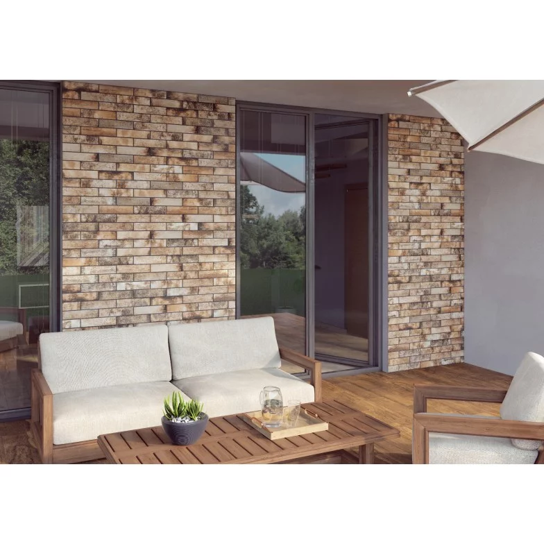 Камінь фасадний Piatto Terra 7,4x30x0,9 код 1382 Cerrad