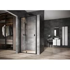 Душові двері NDOP2 110 Transparent Black RAVAK