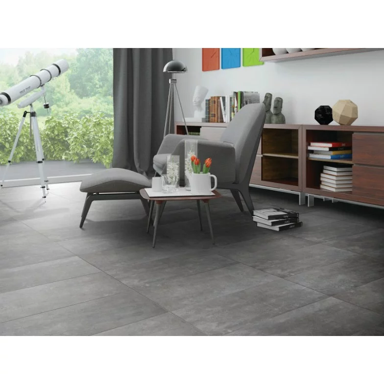 Плитка керамогранітна Tassero Grafit RECT 597x1197x8,5 Cerrad