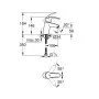 Змішувач для умивальника Eurosmart (32467002), Grohe