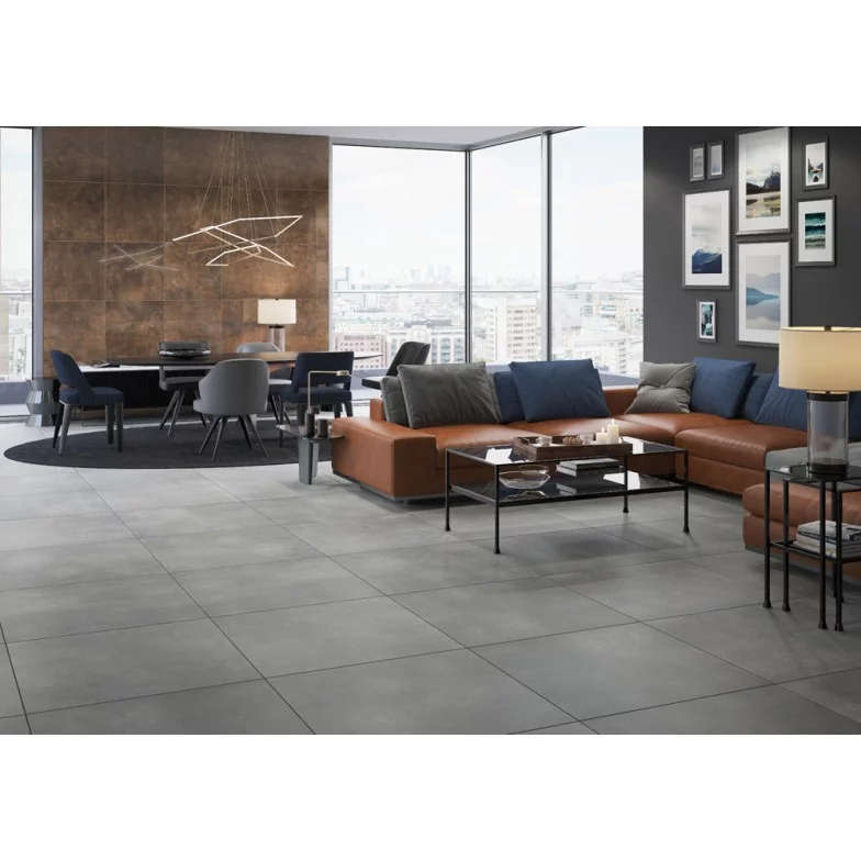 Плитка підлогова Lukka Grafit RECT 79,7x79,7x0,9 код 2271 Cerrad