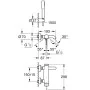 Змішувач для ванни Essence New (33628001), Grohe