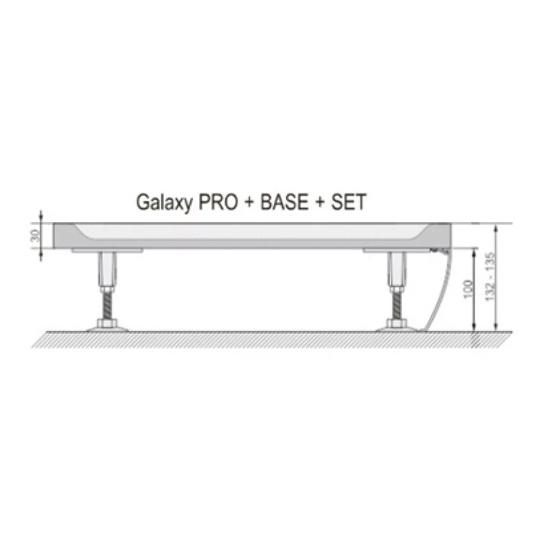 Панель душового піддона GIGANT PRO 120x90 SET L, RAVAK