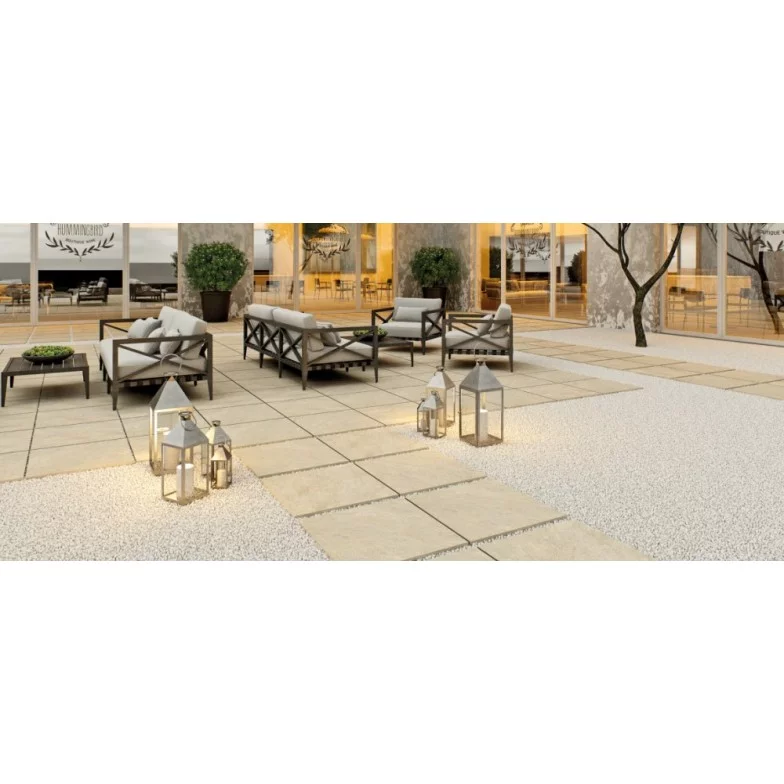 Плитка керамогранітна Pietra Serena Cream RECT 600x600x20 Stargres