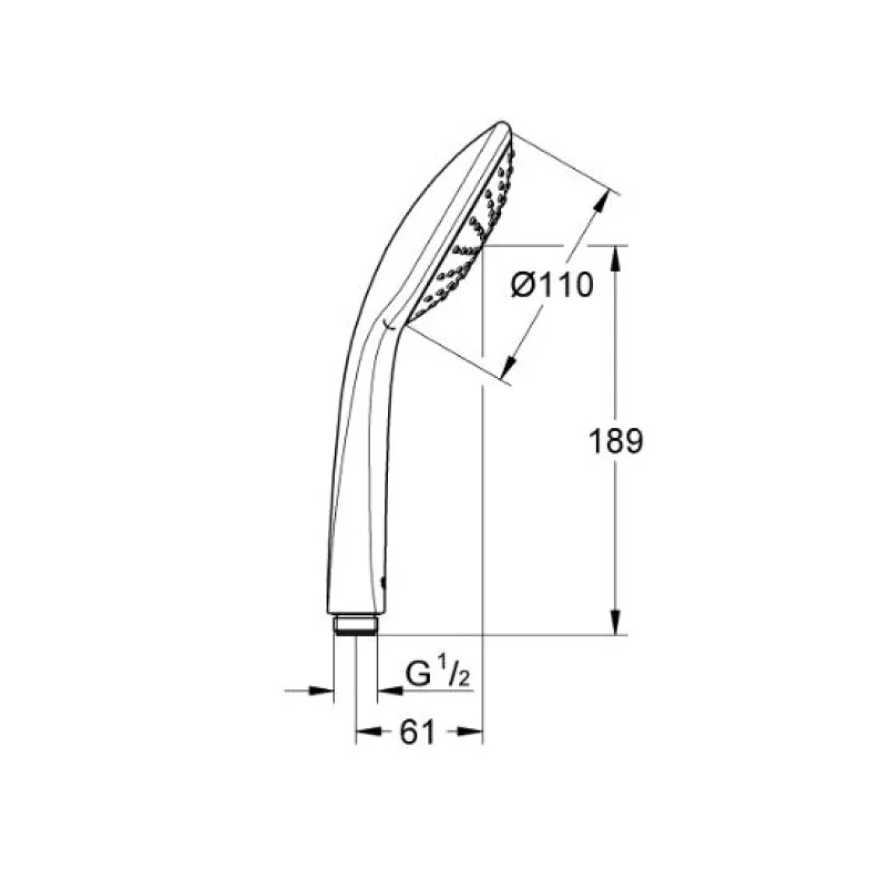 Лійка для ручного душу Euphoria 110 Mono (27265000), Grohe